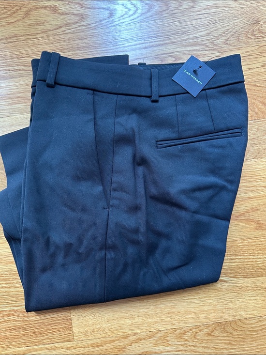 Club Monaco Pants - Club Monaco NWT Borrem Pants women’s Black Dress Trousers size 2 full length